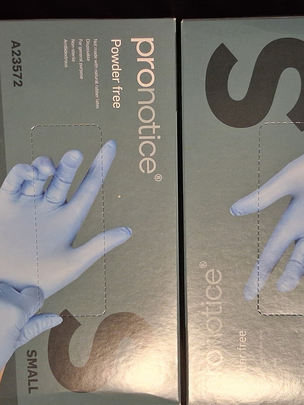 2 Box Powder-Free Gloves - Small - Light Blue